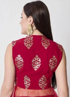 Bottom From Maroon N White Georgette Sequins Palazzo Set After Six Wear -Deals Chic Lehenga Store Maroon N White Georgette Sequins Palazzo Set IWBS02301027 rrc3