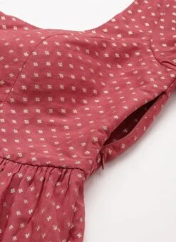 Top From Maroon Nylon Jacquard Gharara Set After Six Wear -Deals Chic Lehenga Store Maroon Nylon Jacquard Gharara Set SLBS02209636 rrc3 2