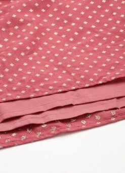 Top From Maroon Nylon Jacquard Gharara Set After Six Wear -Deals Chic Lehenga Store Maroon Nylon Jacquard Gharara Set SLBS02209636 rrc4 2