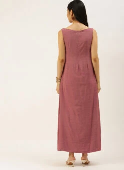 Maroon Sequins Embroidered Dress After Six Wear -Deals Chic Lehenga Store Maroon Sequins Embroidered Dress DRBS02206274 b