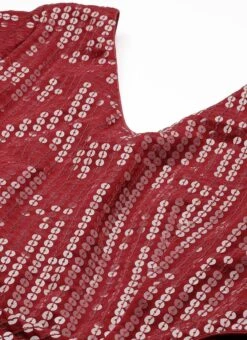 Maroon Sequins Embroidered Georgette With Keyhole Wedding Wear -Deals Chic Lehenga Store Maroon Sequins Embroidered Georgette With Keyhole IWBS02304996 rrc1