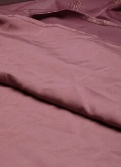 Mauve Foil Printed Satin Draped Gown Party Wear 14 Mauve Foil Printed Satin Draped Gown Party Wear -Deals Chic Lehenga Store Mauve Foil Printed Satin Draped Gown IWBS02209695 rrc3