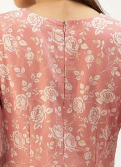 Mauve Modal Silk Fit And Flare Dress After Six Wear -Deals Chic Lehenga Store Mauve Modal Silk Fit And Flare Dress DRBS02203485 rrc2