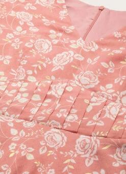 Mauve Modal Silk Fit And Flare Dress After Six Wear -Deals Chic Lehenga Store Mauve Modal Silk Fit And Flare Dress DRBS02203485 rrc3