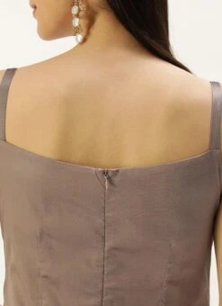 Mauve Net Embroidered Kaftan Style Gown Party Wear -Deals Chic Lehenga Store Mauve Net Embroidered Kaftan Style Gown IWBS02205988 rrc2