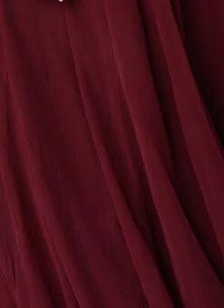 Mauve Net Sequins N Burgundy Godet Dress Festive Wear -Deals Chic Lehenga Store Mauve Net Sequins N Burgundy Godet Dress DRBS02205032 rrc4 1