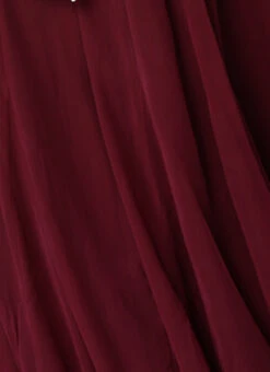 Mauve Net Sequins N Burgundy Godet Dress Festive Wear Wedding Wear -Deals Chic Lehenga Store Mauve Net Sequins N Burgundy Godet Dress DRBS02205032 rrc4