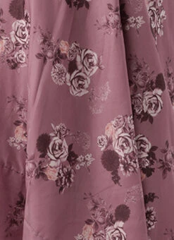 Mauve Organza Digital Printed Cowl Style Dress After Six Wear -Deals Chic Lehenga Store Mauve Organza Digital Printed Cowl Style Dress DRBS02210000 rrc4
