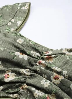 Dupatta From Mehndi Green Georgette Printed Palazzo Suit After Six Wear -Deals Chic Lehenga Store Mehndi Green Georgette Printed Palazzo Suit SLBS02211252 rrc1 2