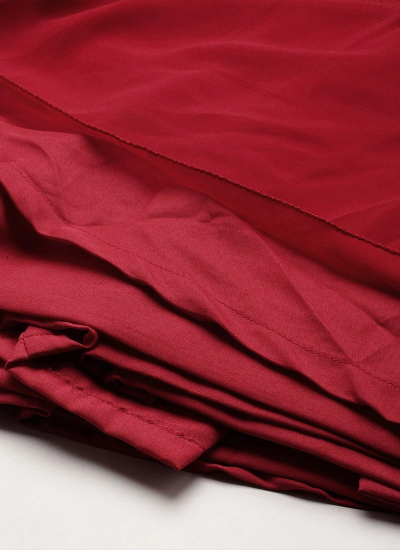 Mint Green N Maroon Embroidered Lehenga Set Party Wear 8 Mint Green N Maroon Embroidered Lehenga Set Party Wear - Image 8