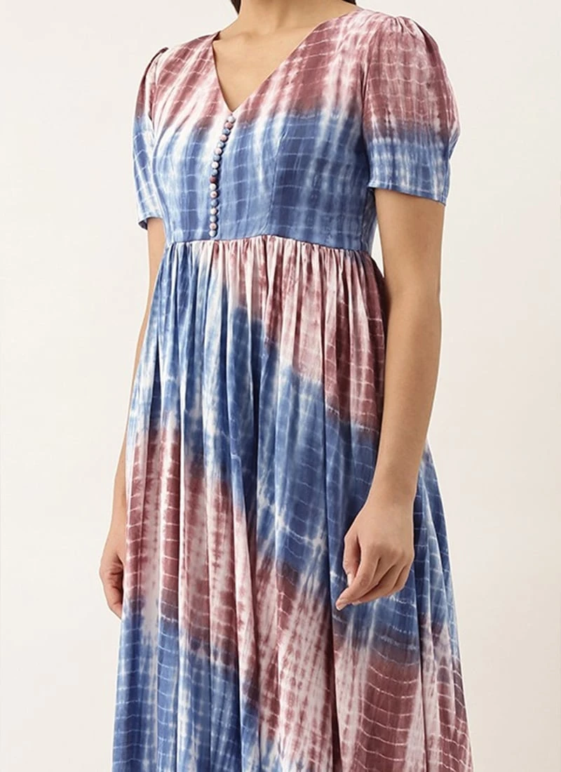 Multi Colour Modal Woven Dress After Six Wear 1 Multi Colour Modal Woven Dress After Six Wear