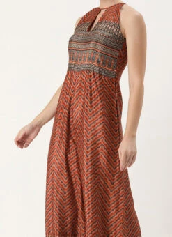 MultiColor Digital Print Jumpsuit Festive Wear -Deals Chic Lehenga Store MultiColor Digital Print Jumpsuit DRBS02306383 b