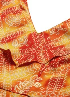 MultiColored Printed Cotton Knee Length Dress After Six Wear -Deals Chic Lehenga Store MultiColored Printed Cotton Knee Length Dress DRBS02105402 rrc1