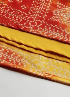 MultiColored Printed Cotton Knee Length Dress After Six Wear -Deals Chic Lehenga Store MultiColored Printed Cotton Knee Length Dress DRBS02105402 rrc4