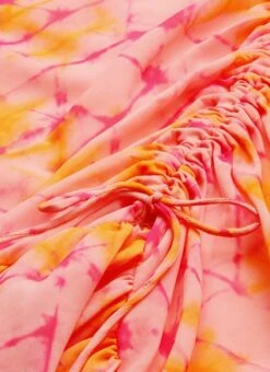 Multicolor Asymmetric Gathered Gown Party Wear -Deals Chic Lehenga Store Multicolor Asymmetric Gathered Gown IWBS02208448 rrc1