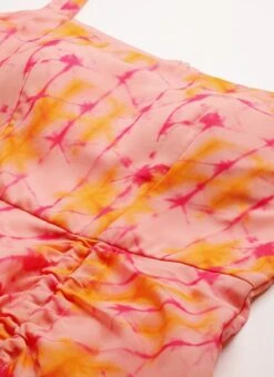 Multicolor Asymmetric Gathered Gown Party Wear -Deals Chic Lehenga Store Multicolor Asymmetric Gathered Gown IWBS02208448 rrc3