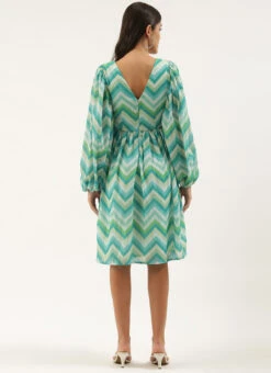 Multicolored Chinon Printed N Embroidered Maxi Dress After Six Wear 11 Multicolored Chinon Printed N Embroidered Maxi Dress After Six Wear -Deals Chic Lehenga Store Multicolored Chinon Printed N Embroidered Maxi dress DRBS02205040 b