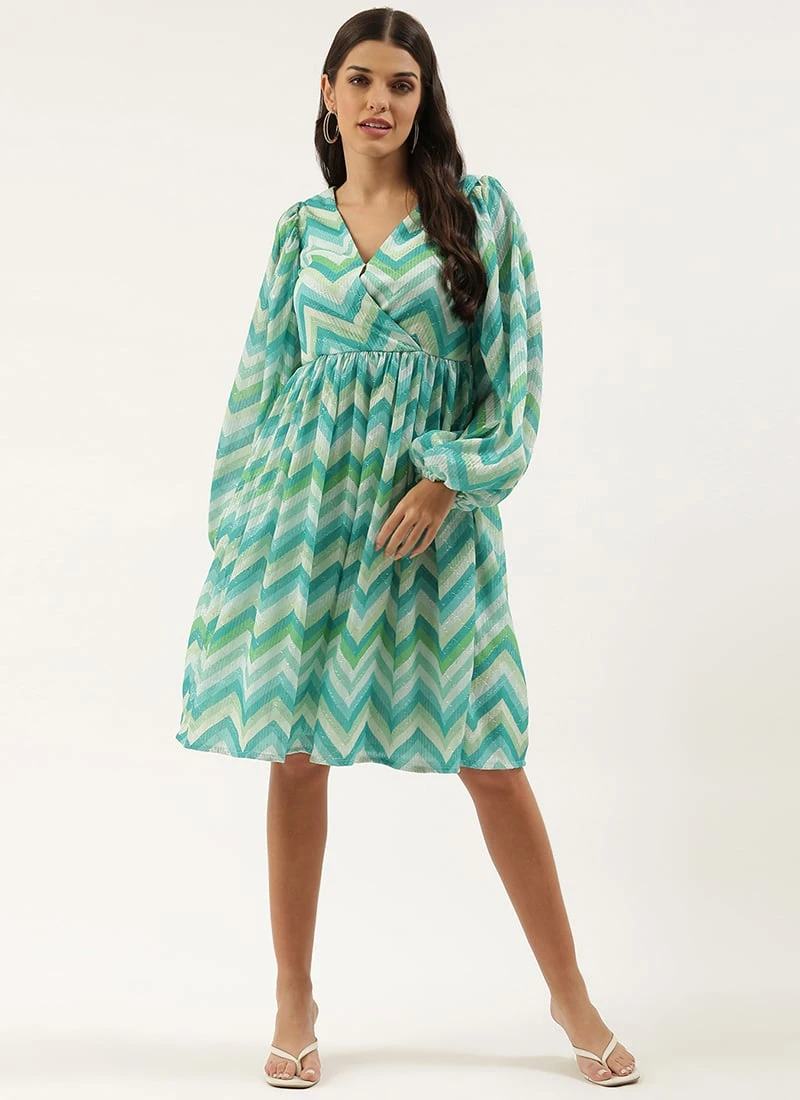 Multicolored Chinon Printed N Embroidered Maxi Dress After Six Wear 3 Multicolored Chinon Printed N Embroidered Maxi Dress After Six Wear - Image 3