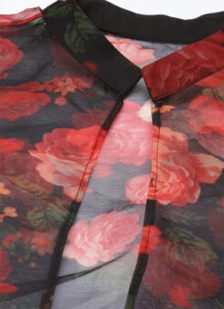 Multicolored Digital Print Organza Jacket N Black Dress Festive Wear 12 Multicolored Digital Print Organza Jacket N Black Dress Festive Wear -Deals Chic Lehenga Store Multicolored Digital Print Organza Jacket N Black Dress DRBS02111124 rrc1
