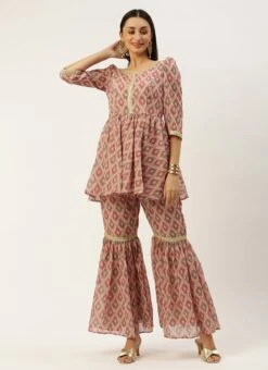 Bottom From Multicolored Digital Printed Georgette Co Ords Set After Six Wear -Deals Chic Lehenga Store Multicolored Digital Printed Georgette Co Ords Set IWBS02211225 u