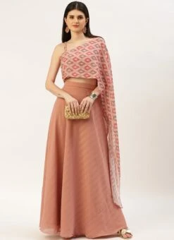 Skirt From Multicolored Digital Printed N Mauve Chiffon Skirt Set After Six Wear -Deals Chic Lehenga Store Multicolored Digital Printed N Mauve Chiffon Skirt Set IWBS02212576 u