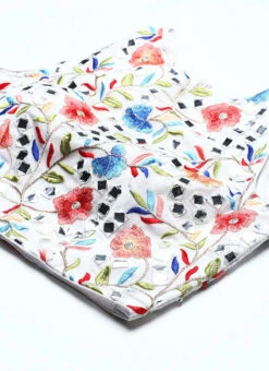 Multicolored Embroidered Blouse Wedding Wear -Deals Chic Lehenga Store Multicolored Embroidered Blouse BLBS02303845 rrc1