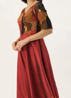 Multicolored Embroidered Georgette Anarkali Suit Festive Wear