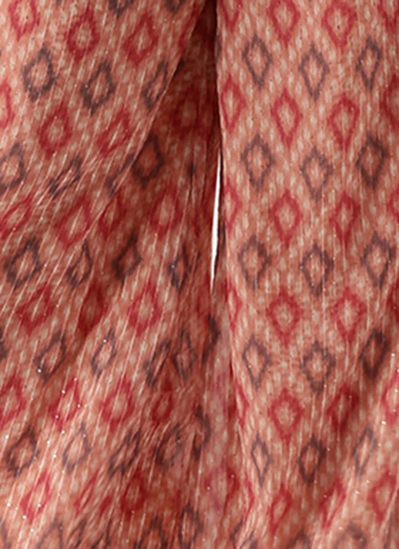 Multicolored Georgette Digital Printed Jumpsuit Festive Wear After Six Wear 7 Multicolored Georgette Digital Printed Jumpsuit Festive Wear After Six Wear - Image 7