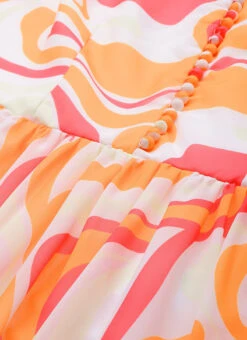 Multicolored Georgette Pinted Tiered Gathers Dress After Six Wear -Deals Chic Lehenga Store Multicolored Georgette Pinted Tiered Gathers Dress DRBS02307654 rrc1