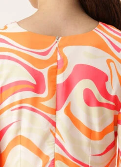 Multicolored Georgette Pinted Tiered Gathers Dress After Six Wear -Deals Chic Lehenga Store Multicolored Georgette Pinted Tiered Gathers Dress DRBS02307654 rrc2