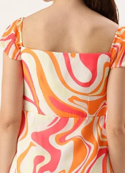 Multicolored Georgette Print Dress Festive Wear -Deals Chic Lehenga Store Multicolored Georgette Print Dress DRBS02307753 rrc2