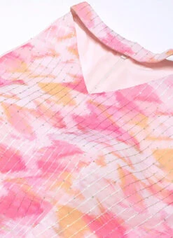 Multicolored Georgette Printed Halter Neck Dress After Six Wear -Deals Chic Lehenga Store Multicolored Georgette Printed Halter Neck Dress DRBS02302437 rrc1