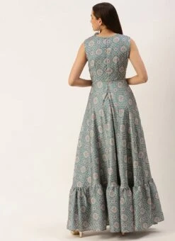 Multicolored Modal Digital Printed Dress After Six Wear -Deals Chic Lehenga Store Multicolored Modal Digital printed Dress DRBS02210955 b 1