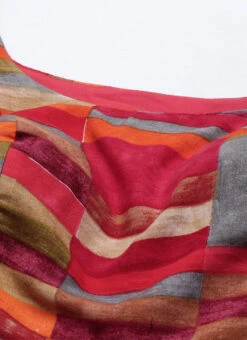 Multicolored N Burgundy Georgette Gathers Dress After Six Wear -Deals Chic Lehenga Store Multicolored N Burgundy Geogette Gathers Dress DRBS02105359 rrc1