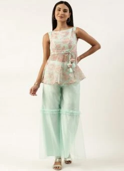 Bottom From Multicolored Organza Gharara Set After Six Wear 10 Bottom From Multicolored Organza Gharara Set After Six Wear -Deals Chic Lehenga Store Multicolored Organza Gharara Set IWBS02210924 u