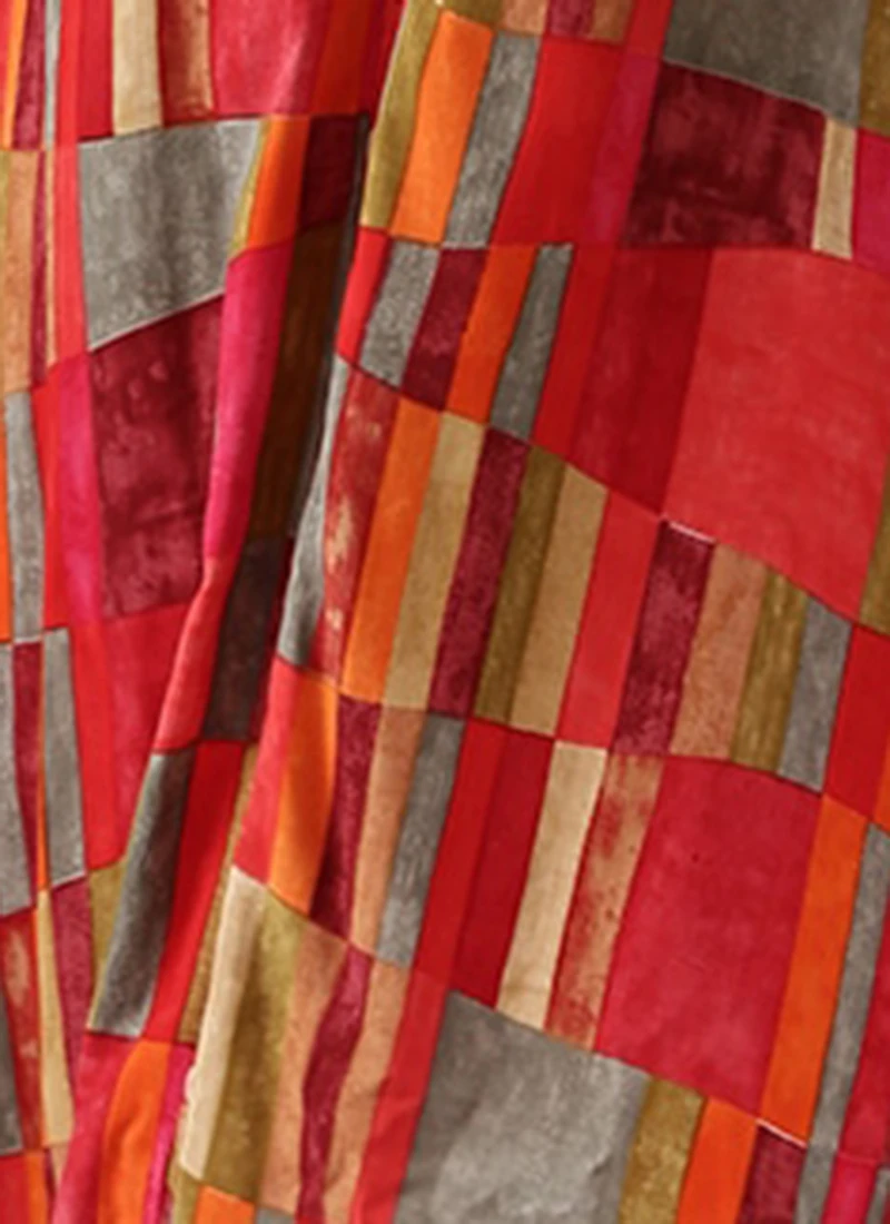 Multicolored Printed A Line Dress After Six Wear 8 Multicolored Printed A Line Dress After Six Wear - Image 8