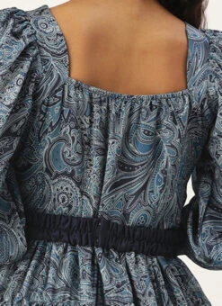 Multicolored Printed Chinon Dress After Six Wear -Deals Chic Lehenga Store Multicolored Printed Chinon Dress DRBS02306334 rrc2