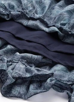 Multicolored Printed Chinon Dress After Six Wear -Deals Chic Lehenga Store Multicolored Printed Chinon Dress DRBS02306334 rrc4