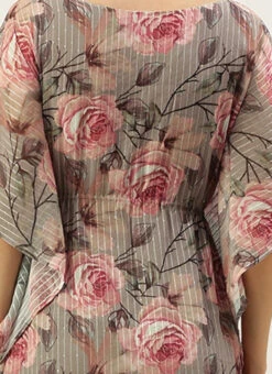 Multicolored Printed N Embroidered V Neckline Kaftan Festive Wear After Six Wear -Deals Chic Lehenga Store Multicolored Printed N Embroidered V Neckline Kaftan DRBS02204674 rrc2