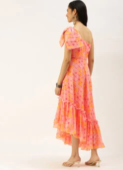 Multicoloured Digital Printed Dress After Six Wear -Deals Chic Lehenga Store Multicoloured Digital Printed Dress DRBS02208546 b