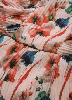 Multicoloured Pleated Georgette Jumpsuit Festive Wear After Six Wear -Deals Chic Lehenga Store Multicoloured Pleated Georgette Jumpsuit DRBS02211145 rrc1