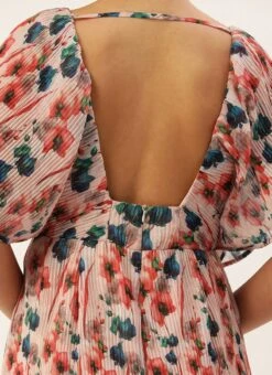 Multicoloured Pleated Georgette Jumpsuit After Six Wear -Deals Chic Lehenga Store Multicoloured Pleated Georgette Jumpsuit DRBS02211145 rrc2 1