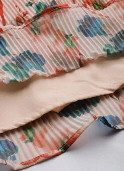 Multicoloured Pleated Georgette Jumpsuit After Six Wear -Deals Chic Lehenga Store Multicoloured Pleated Georgette Jumpsuit DRBS02211145 rrc4 1