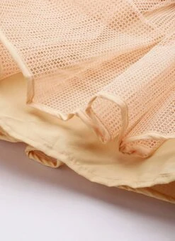 Mustard Embroidered Dupatta Draped Style Gown Wedding Wear -Deals Chic Lehenga Store Mustard Embroidered Dupatta Draped Style Gown IWBS02307668 rrc4