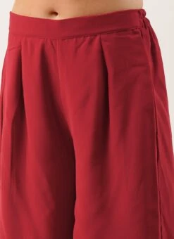 Dupatta From Off White Embroidered Asymmetrical Gharara Suit After Six Wear -Deals Chic Lehenga Store Off White Embroidered Asymmetrical Gharara Suit SLBS02301728 rrc2 1