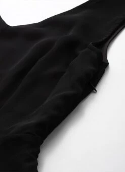 Off White N Black Embroidered Jacket Style Gown After Six Wear -Deals Chic Lehenga Store Off White N Black Embroidered Jacket Style Gown IWBS01910263 rrc1