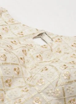 Off White Sequins Embroidery Pink Lehenga Festive Wear -Deals Chic Lehenga Store Off White Sequins Embroidery Pink Lehenga GHBS02205926 rrc1