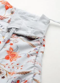 Skirt From Pale Blue Lily Art Silk Printed Skirt Set After Six Wear -Deals Chic Lehenga Store Pale Blue Lily Art Silk Printed Skirt Set IWBS02302383 rrc2