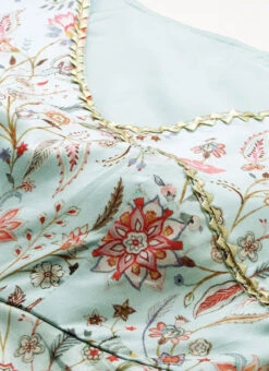 Top From Pale Blue N Mauve Art Silk Anarkali Suit Set After Six Wear -Deals Chic Lehenga Store Pale Blue N Mauve Art Silk Anarkali Suit Set SLBS02303568 rrc1