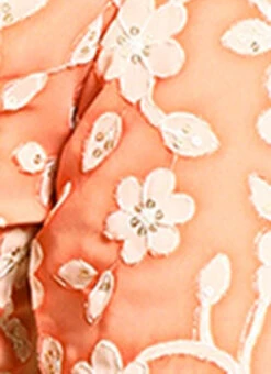 Peach Embroidered Georgette Blouse Festive Wear -Deals Chic Lehenga Store Peach Embroidered Georgette Blouse BLBS02305185 rrc4